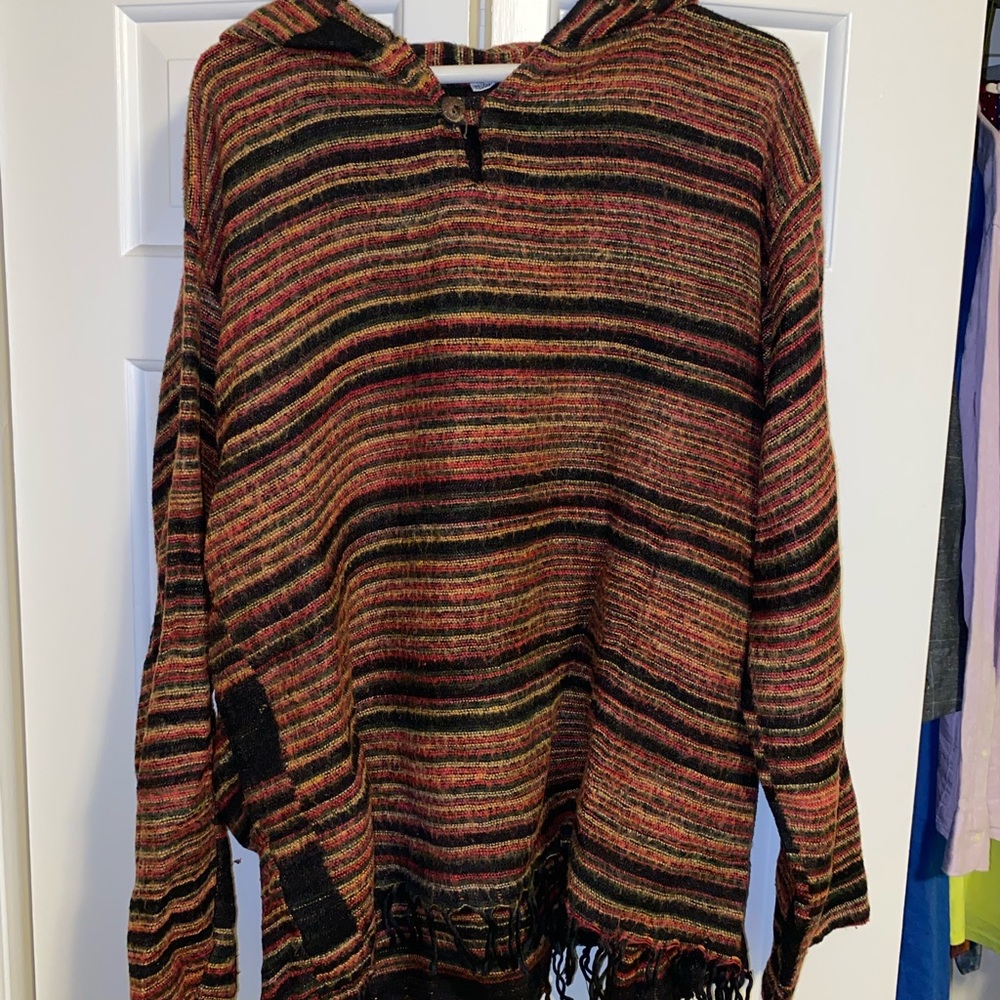 Soft, 100% Wool Lightweight Rasta Drug Rug